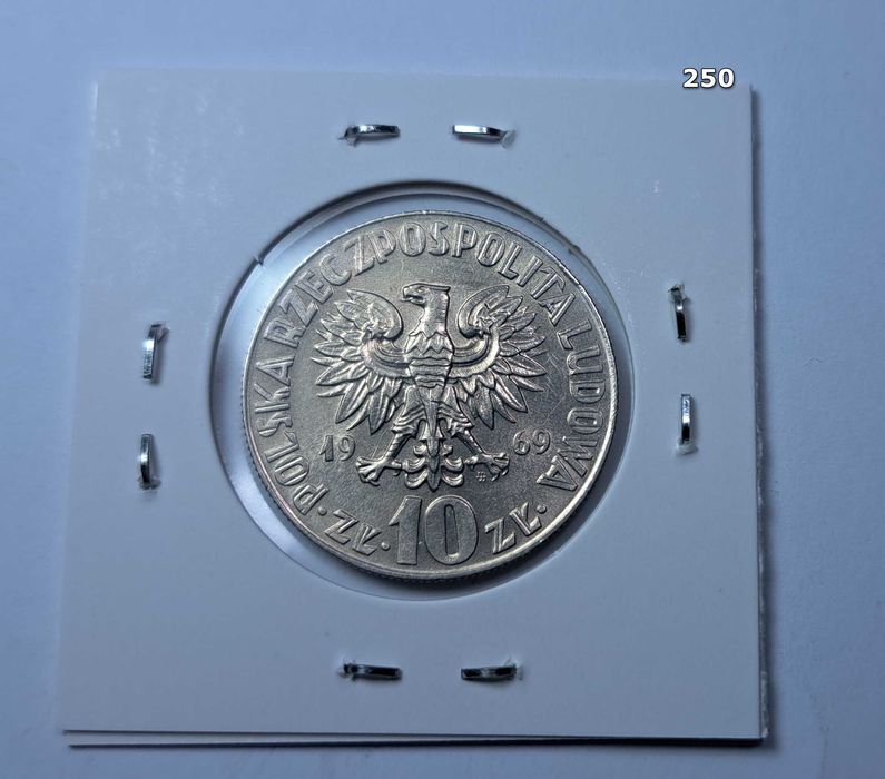 10 zł Mikołaj Kopernik z 1969 roku menniczy blask nr.250