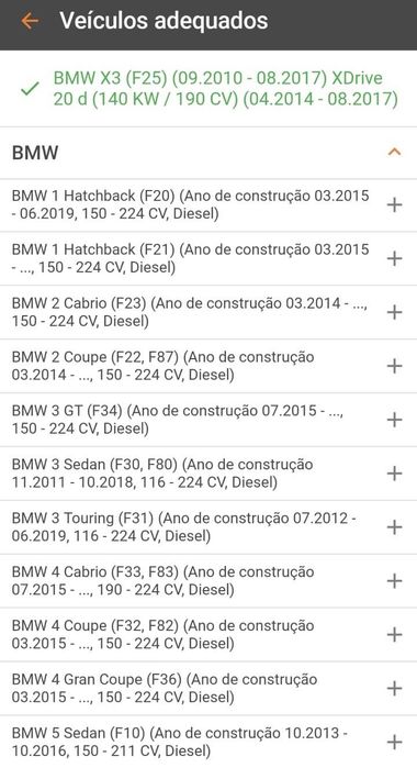 BMW - Radiador de óleo + juntas