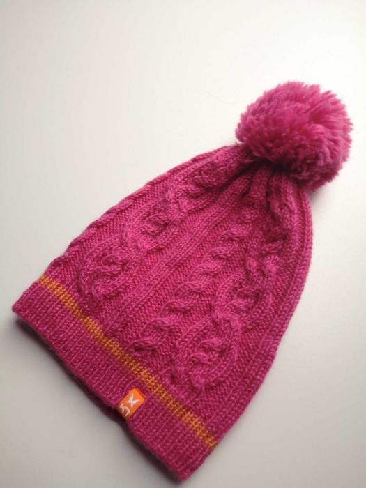Kari Traa wełniana czapka z pomponem 100% wool r. uniwersalny