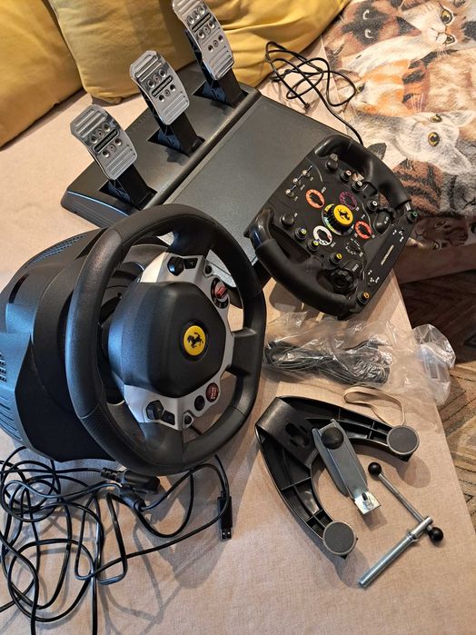 Kit SimRacing Thrustmaster TX / T300 + Volante Ferrari F1 + Pedais T3PA