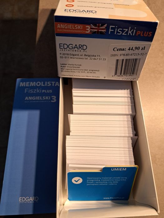 Angielski fiszki plus dla zaawansowanych 3. Edgar