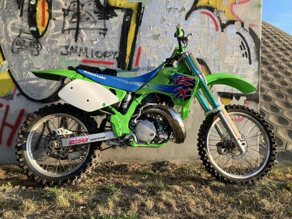 Kawasaki KX 250 po odbudowie 1992