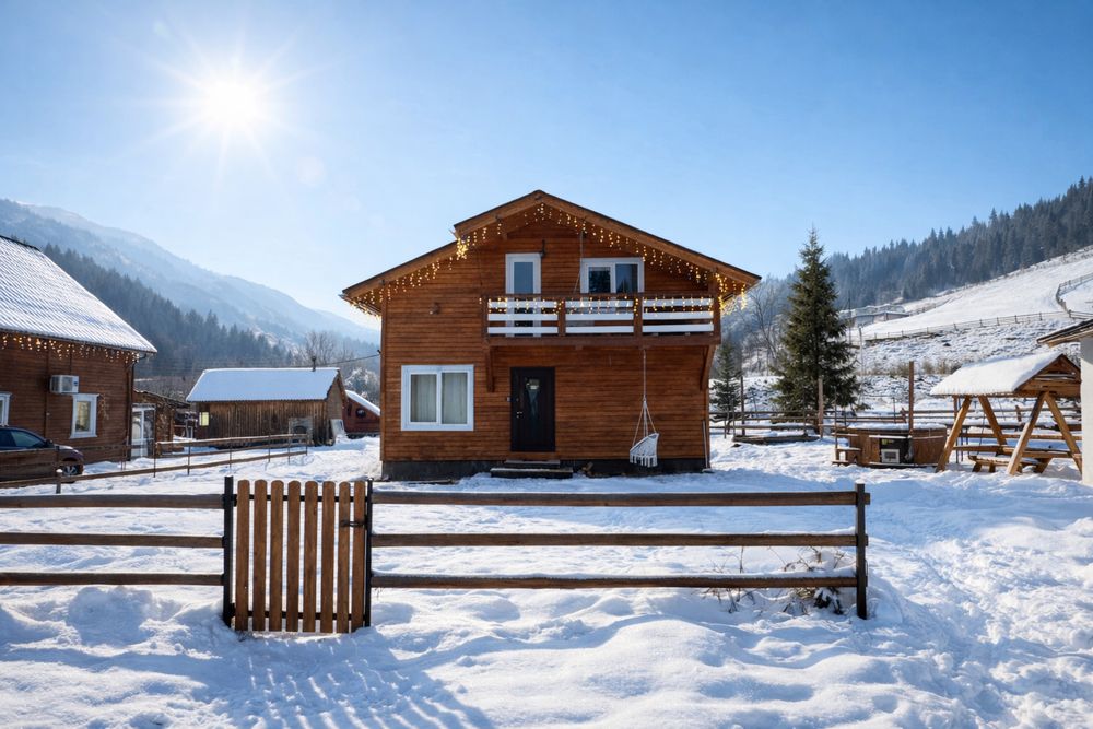 Оренда котеджу з чаном в Карпатах