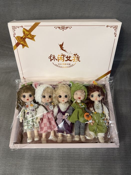 Набір із 5 ляльок для дівчинки