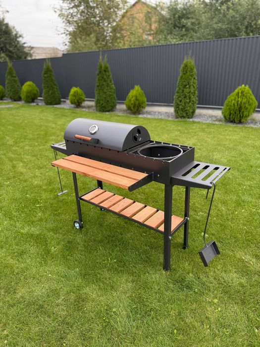 Мангал - гриль барбекю посилений 5мм на 13 шампурів, мангал для дома