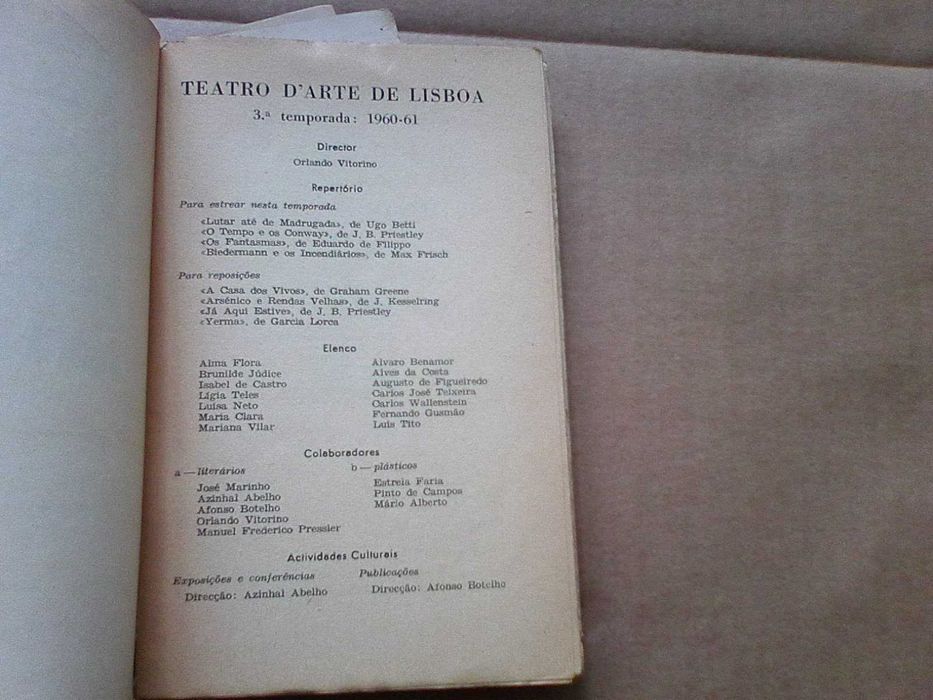 Teoremas de teatro 1, 3 e 5 - conjunto