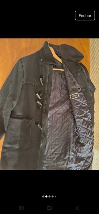 Casaco comprido azul Pierlorenzo, tamanho 46