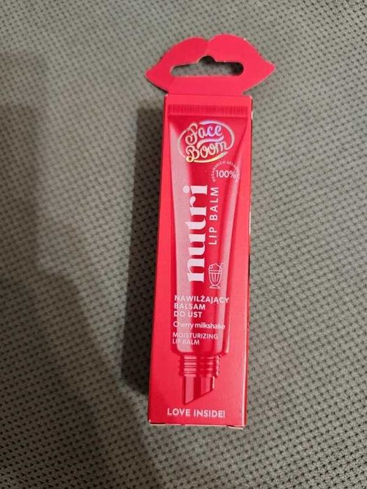 Faceboom Nutri Balsam do ust, nawilżający, Cherry Milkshake, wiśnia