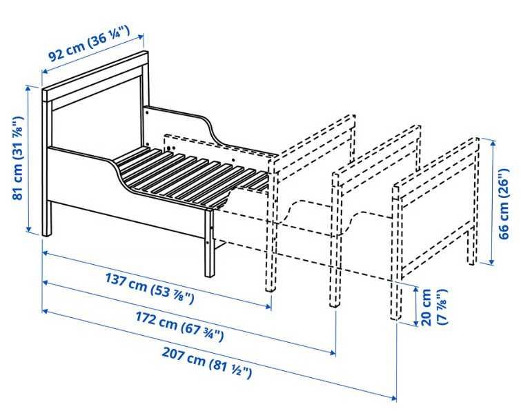 cama ikea extensível evolutiva