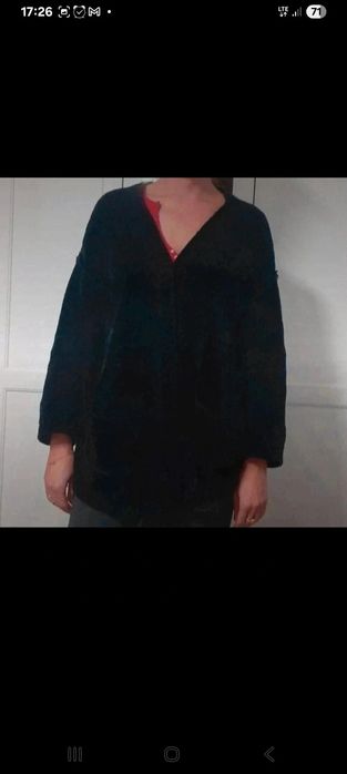 #Topshop sweter czarny bukłak ciepły  milutki oversize