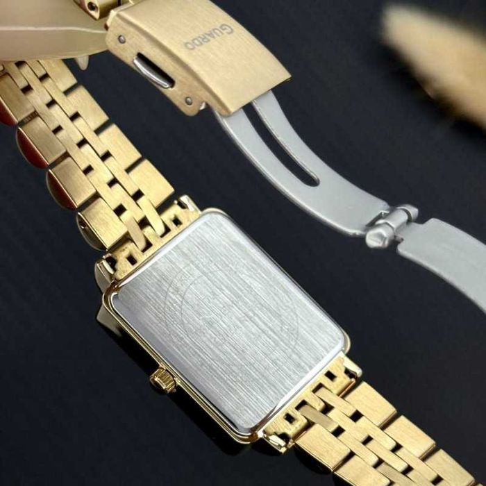 Жіночий годинник Guardo 012803-1 Gold-Silver
