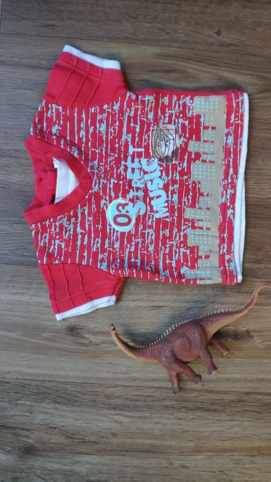 t-shirt czerwony Tiny ted