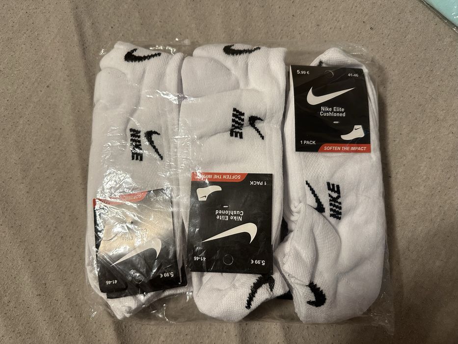 Skarpetki krotkie nike 6 par nowe
