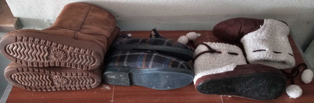 Conjunto 3 Pares Pantufas Chinelos 38