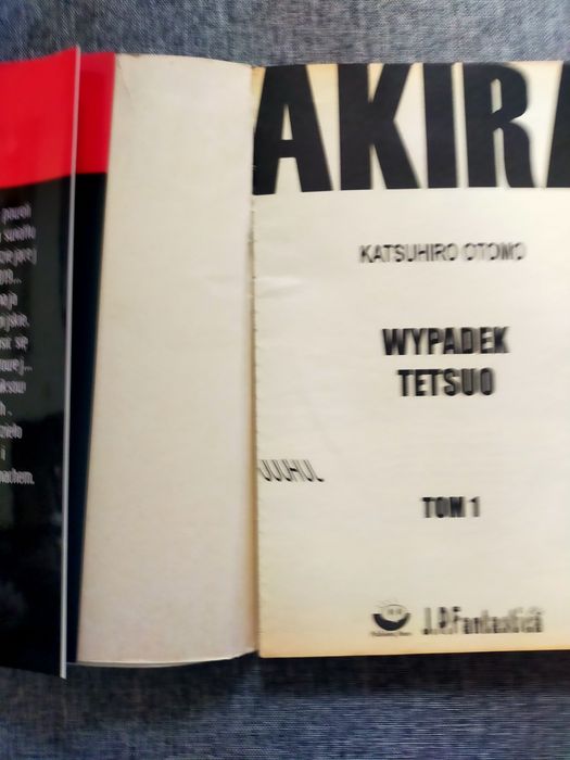 Akira tom 1 Wypadek Tetsuo