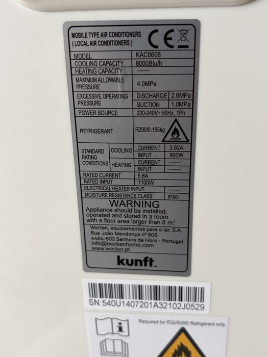 Ar Condicionado Portátil - Kunft