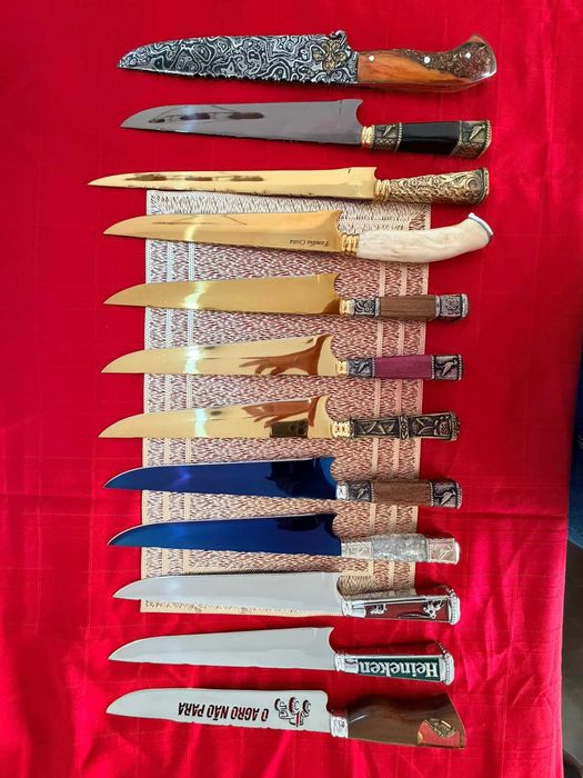 Facas artesanal de luxo