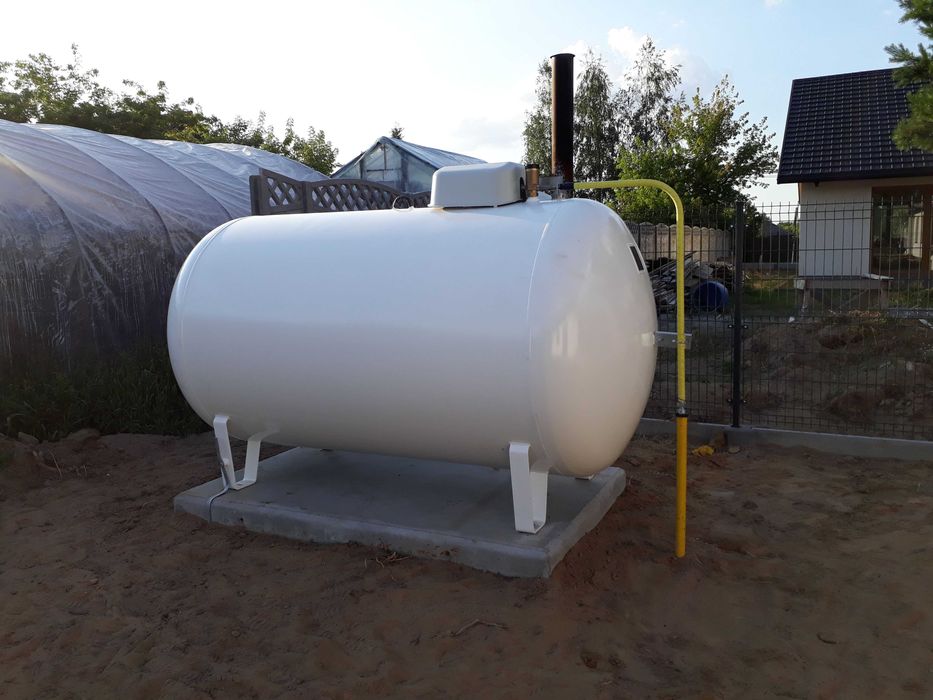 Zbiornik na gaz płynny LPG 2700L / 3700L / 4850L / 6400L naziemny