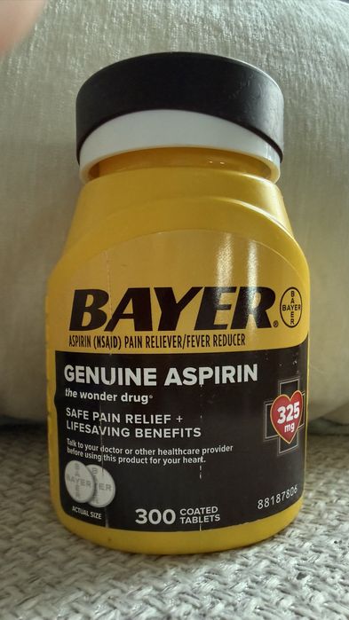 Bayer aspiryna oryginalna z USA