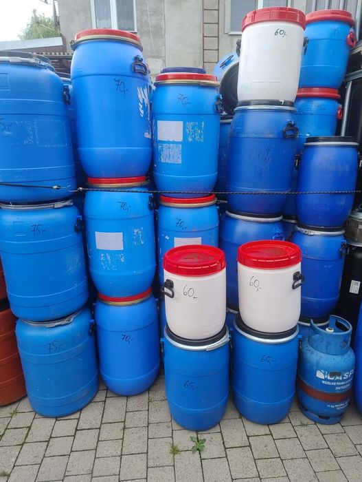 Beczki po spożywce 20l -220l