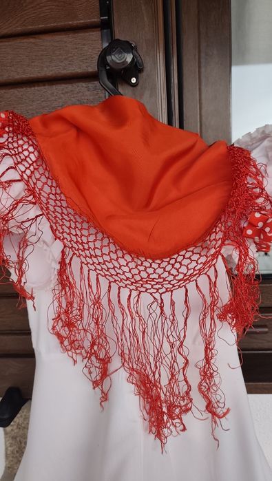 Vestido sevilhana idade 3/4 anos