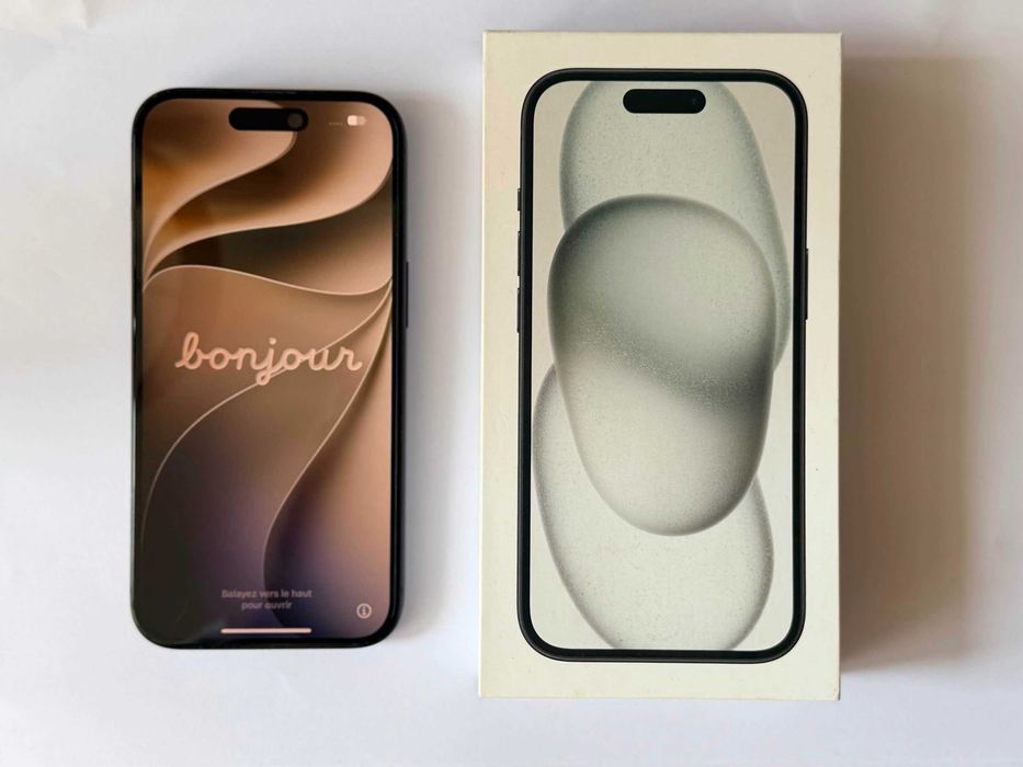 Iphone 15 128GB 5G 6.1'' Czarny [BATERIA 84%]