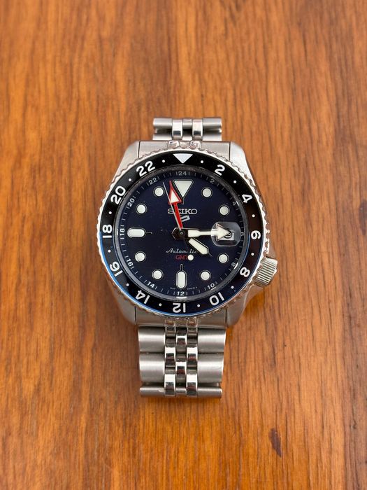 Seiko 5 Sports Blueberry - Relógio original igual a novo