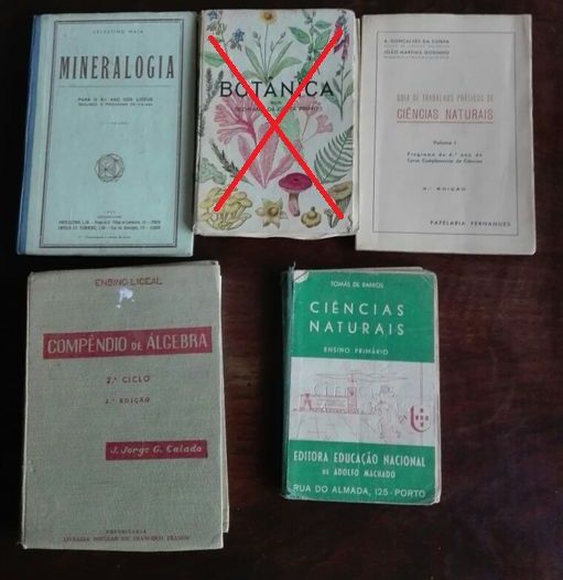 Livros escolares antigos