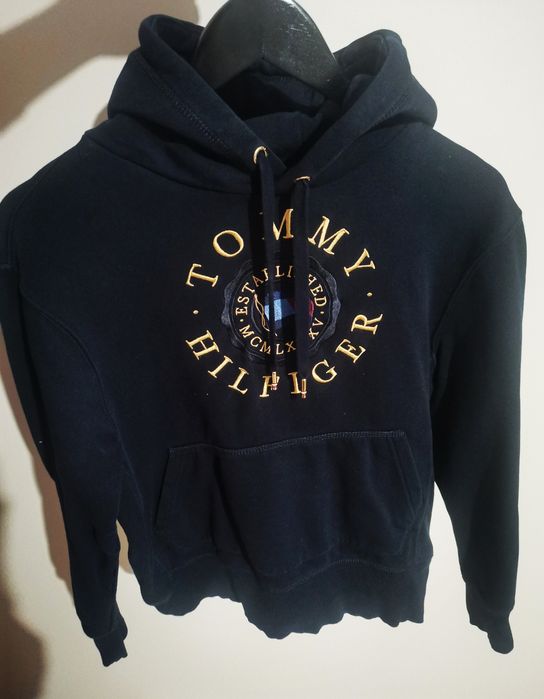 Bluza damska z kapturem Tommy Hilfiger granatowa