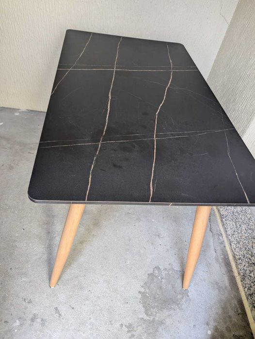 Mesa MDF revestimento mármore 120x70