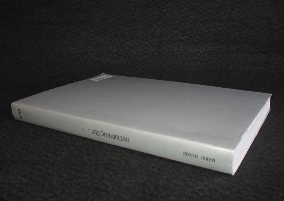 Livro Intervenções 7 Mário Soares Autografado