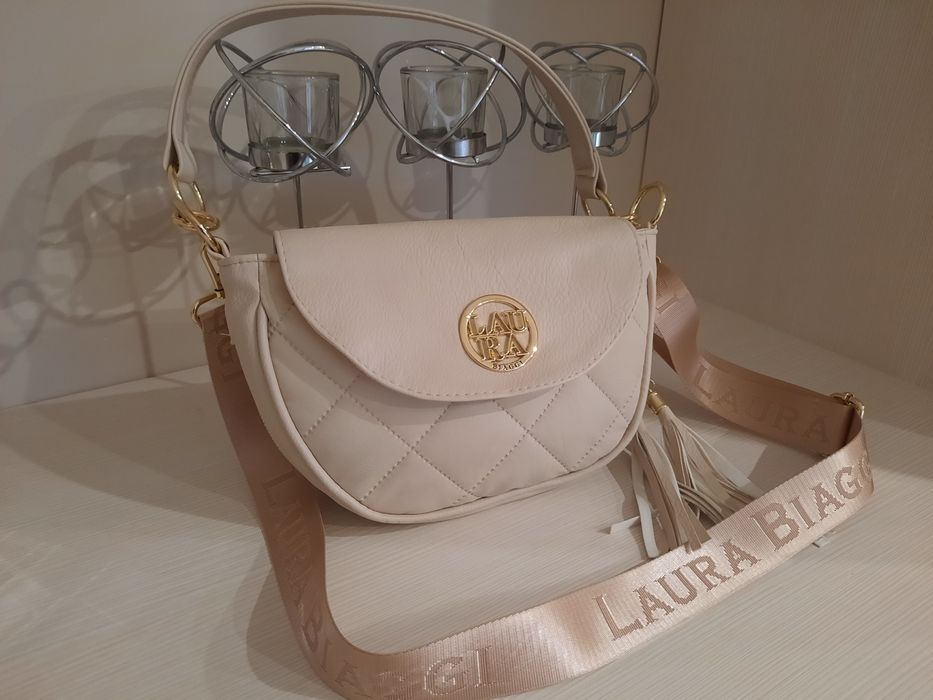 Piękna torebka listonoszka polskiej firmy Laura Biaggi