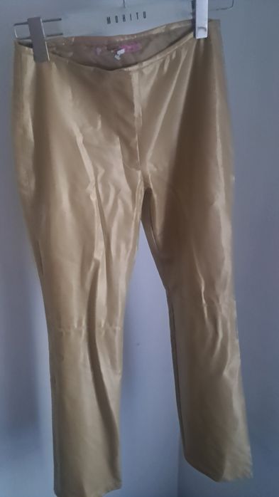 Złote spodnie 36
