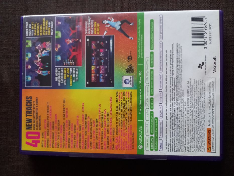 Gra taneczna Just Dance 2017 na xbox 360 kinect