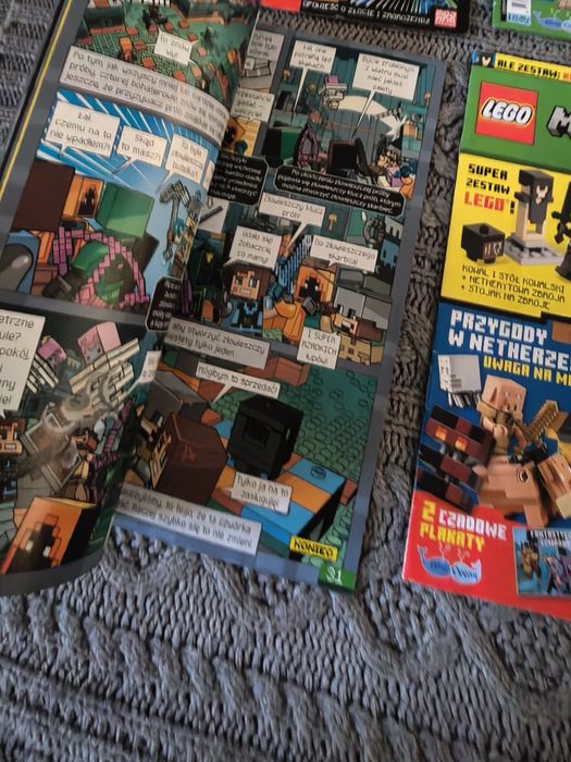 Zestaw Minecraft gazetki komiks