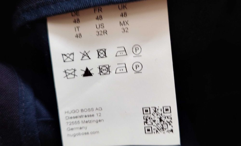 Hugo Boss spodnie męskie garniturowe, oryginalne