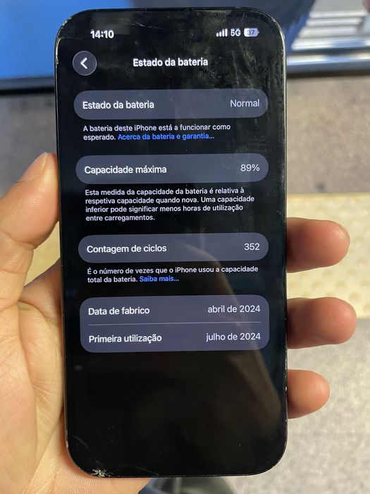 Iphone 15 Preto 128Gb