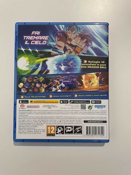 Dragon Ball Sparking Zero PS5