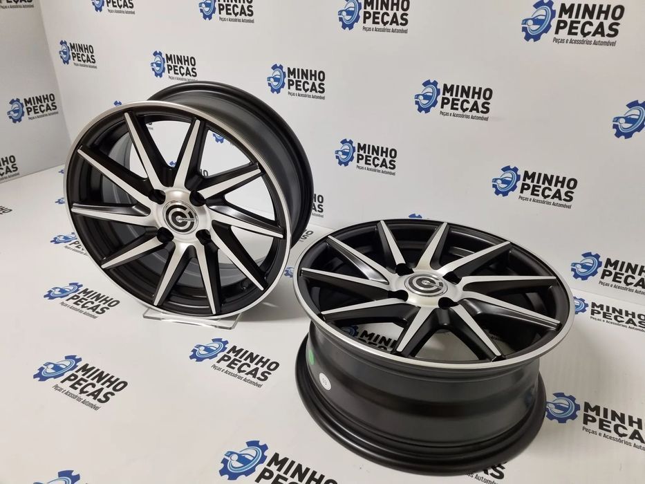 Jantes Look Vossen CVT em 14 (4x100) Preto Polido