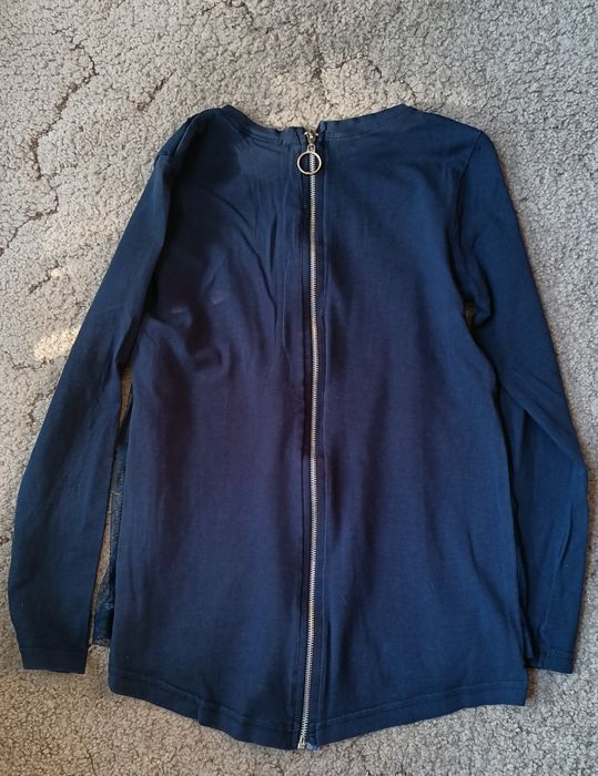 Granatowa bluzka z długim rękawem Coccodrillo  rozm. 128