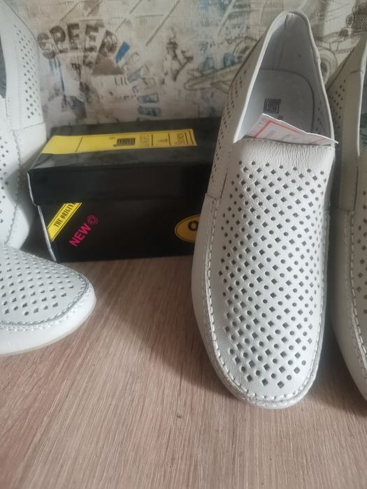 Летние кожаные мокасины мальчику