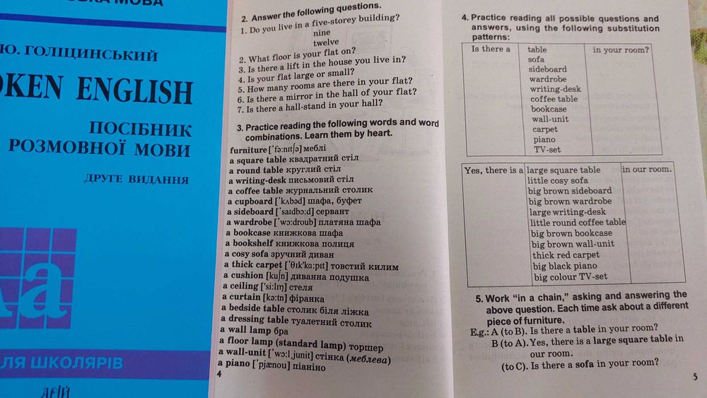 Посібник з розмовної англійської мови SPOKEN ENGLISH Голіцинський Ю.