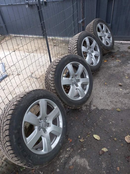 ЗИМА! Диски з гумою AUDI. Гума 22 року. 225х55х17 5/112, ET39, d66.5,