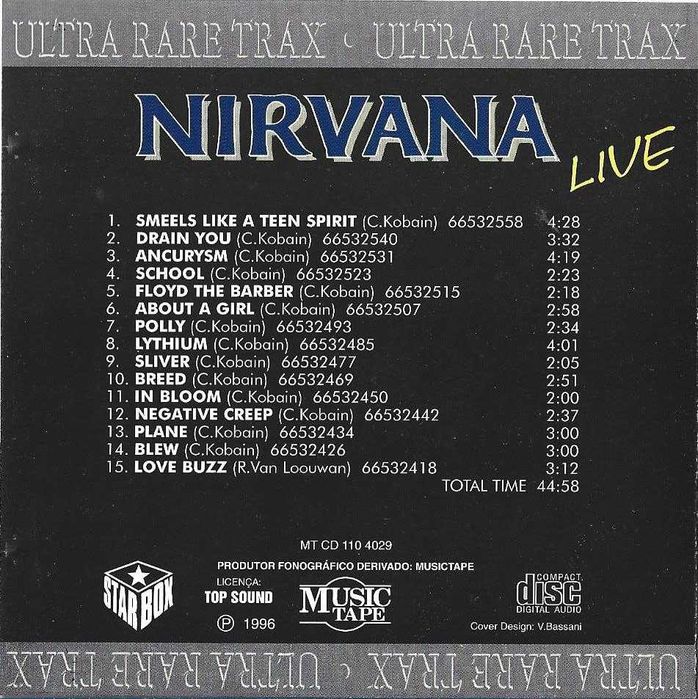 Nirvana - - - - - Live - - - - - CD