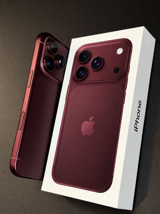 iPhone 18 Pro 256 GB Burgundy | Open Box | Gwarancja Apple | 0 cykli | SIM + eSIM