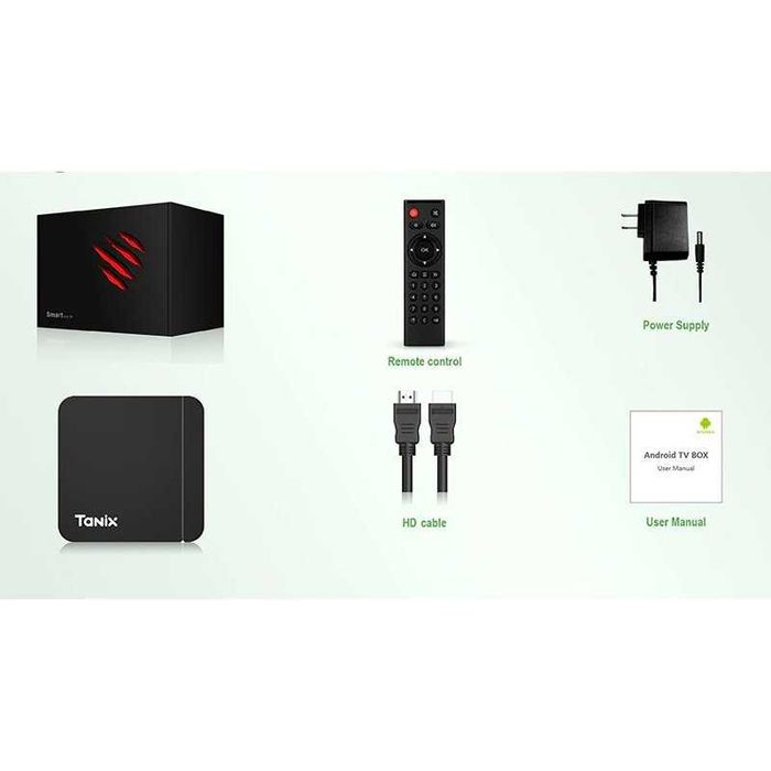Tanix W2 4/32 GB ~ Налаштована та Сертифікат YouTV! Смарт тв приставка