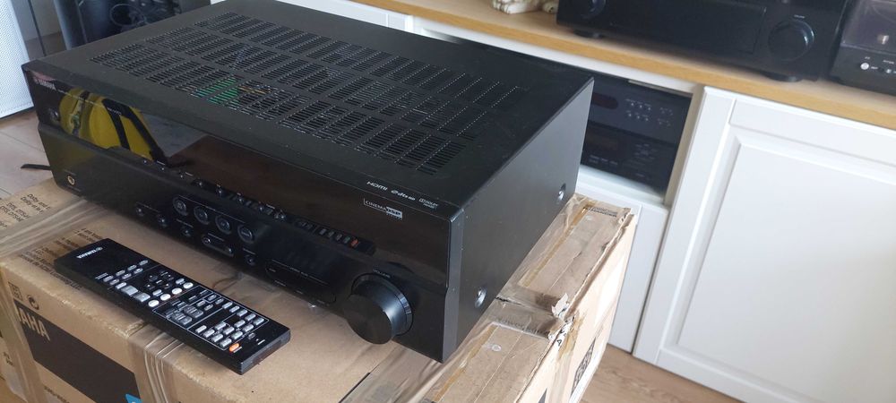 Amplituner Yamaha RX-V371 5.1, HDMI, osprzęt, pilot
