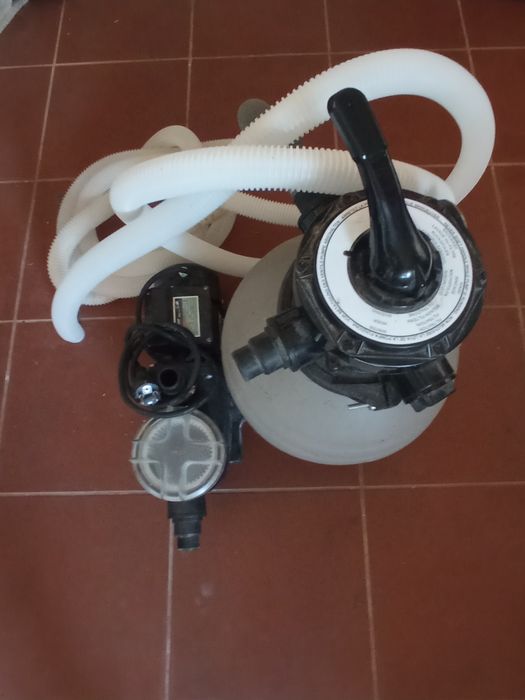 Bomba e filtro para piscina