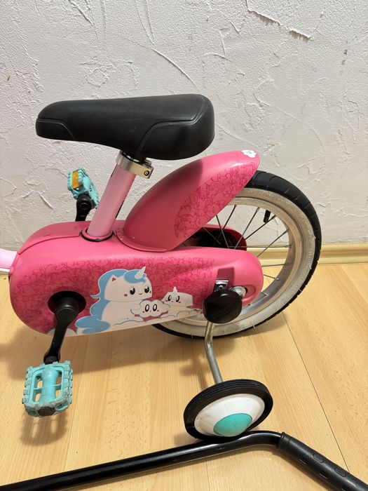 Rower Btwin  14 Unicorn 500 Dla Dziewczynki  Decathlon
