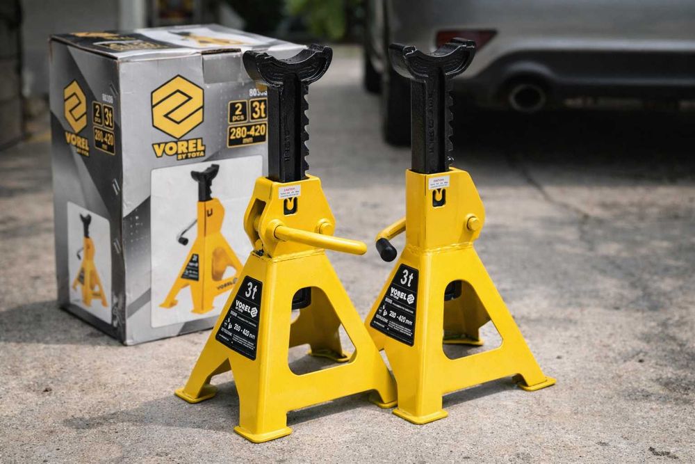 Підставки для авто козли комплект 3тони VOREL подставка под авто